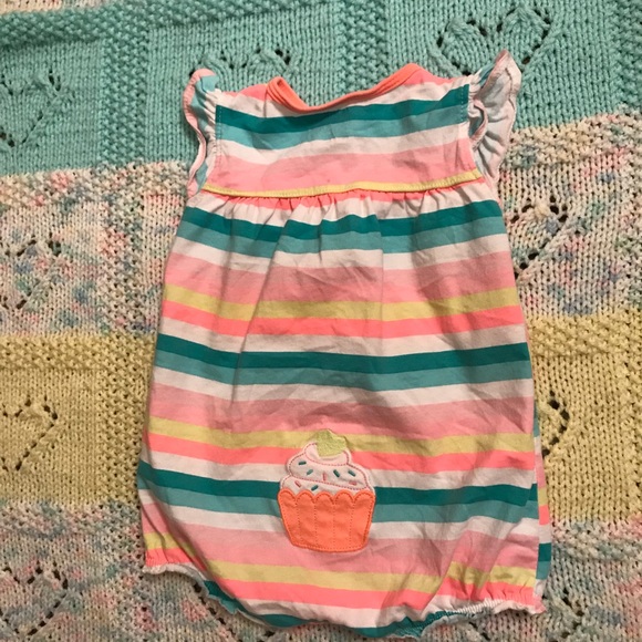 💕 5 snap-up cotton rompers🦀🦄 - Picture 4 of 8